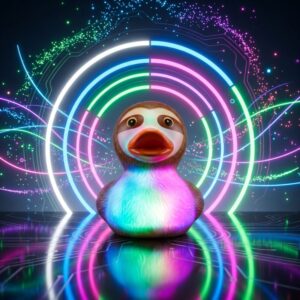 Light up Duck with On/Off Switch